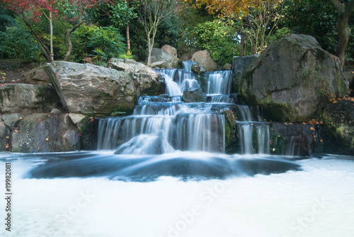 Fototapeta Naklejka Na Ścianę i Meble -  Oriental waterfall landscape