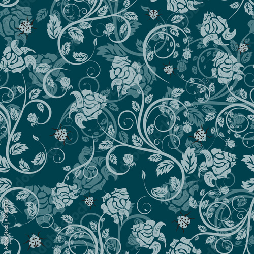 floral seamless pattern