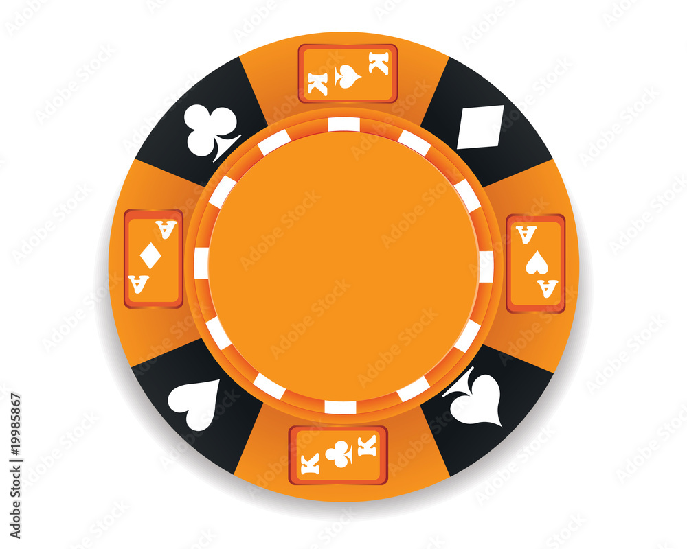 vector poker chip vector poker chip