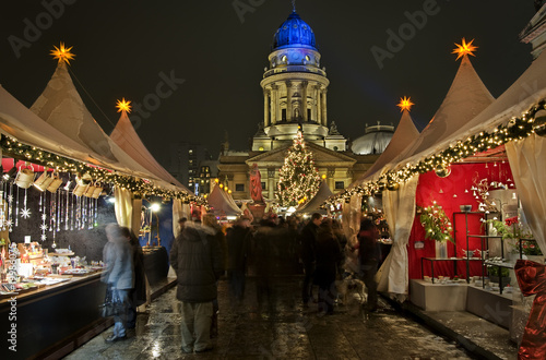 Fototapeta Naklejka Na Ścianę i Meble -  Weihnachten am Gendarmenmarkt