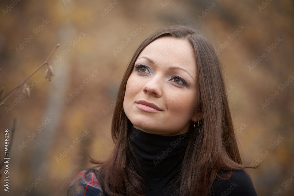 fall portrait of a beautiful woman fall portrait of a beautiful woman