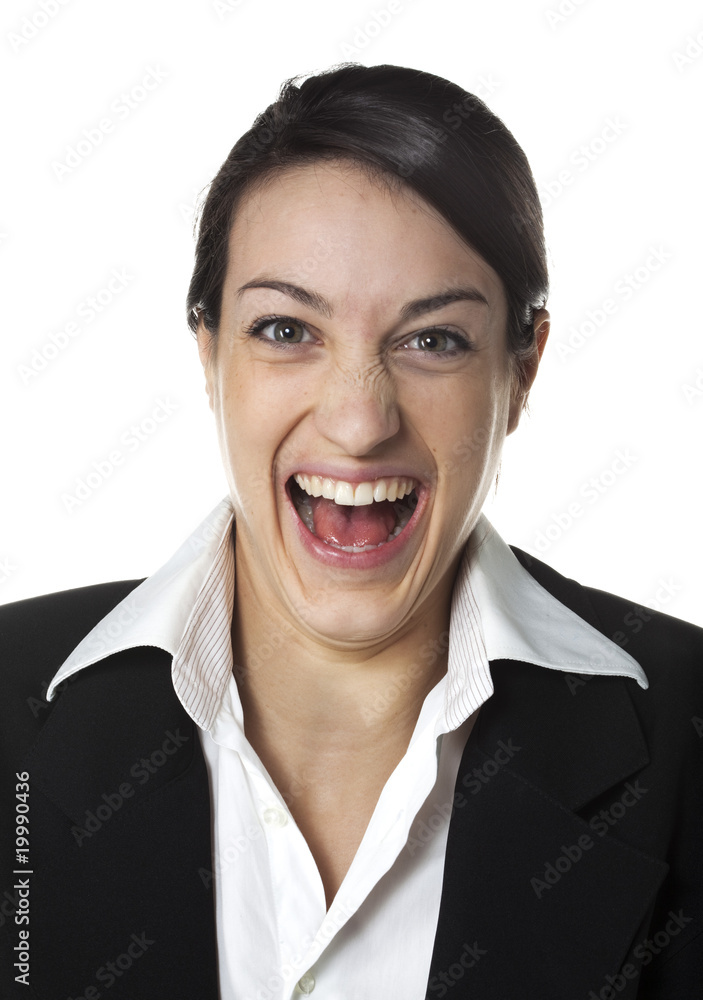 femme d'affaires heureuse rire femme d'affaires heureuse rire