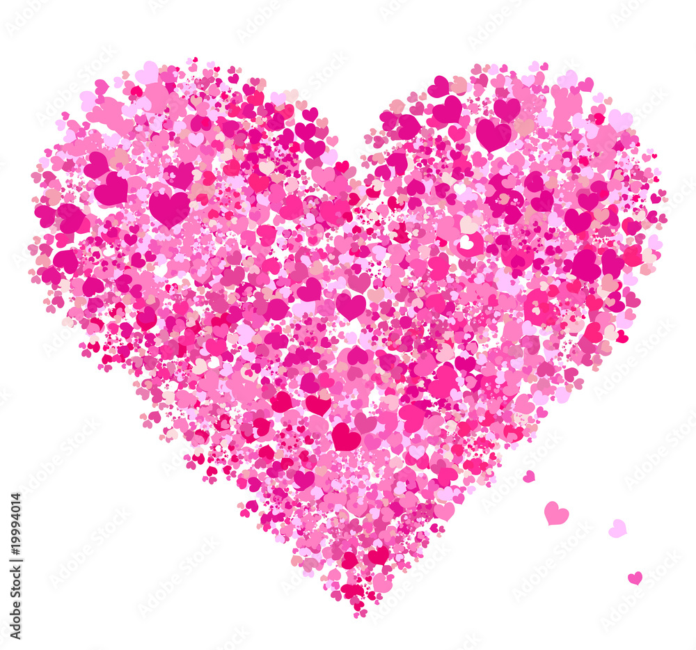 Valentine heart shape, love