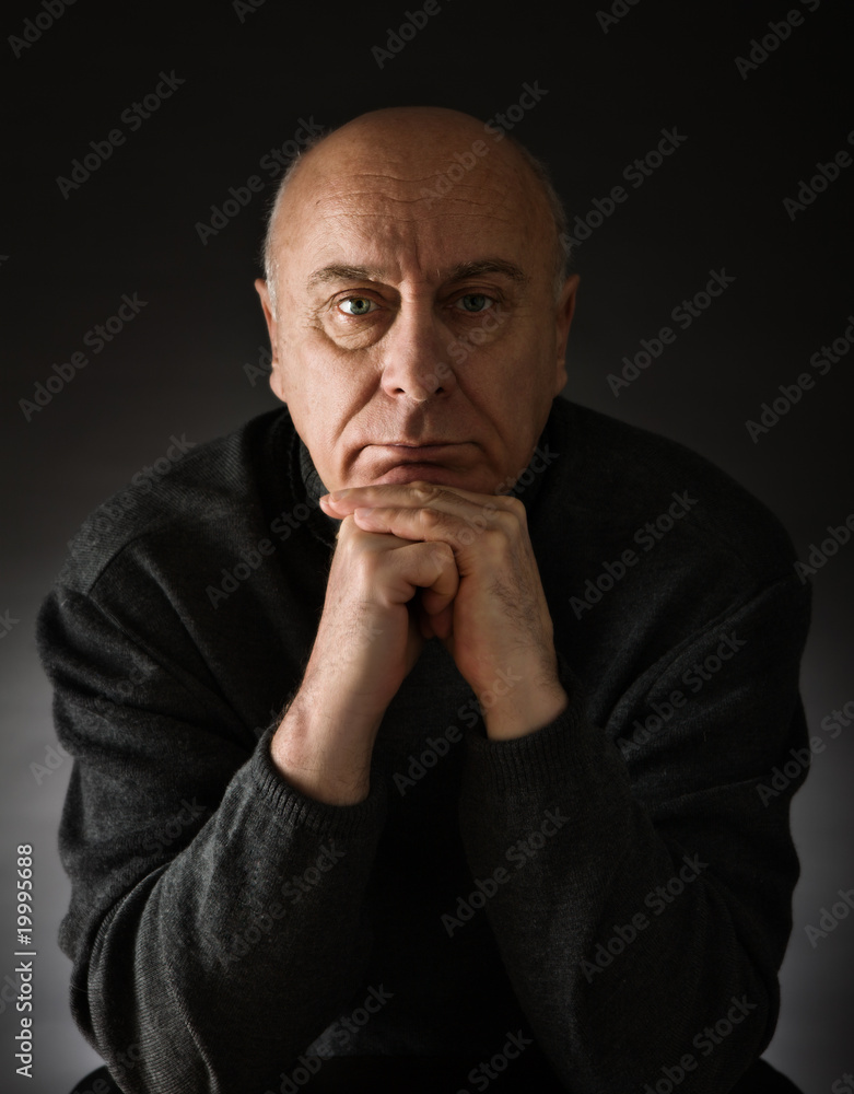 Portrait of senior man Portrait of senior man