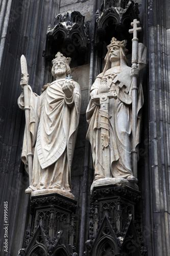 Sculptures of the Cologne Cathedral