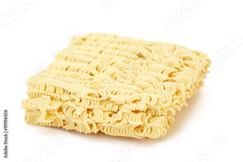 Briquette of noodles