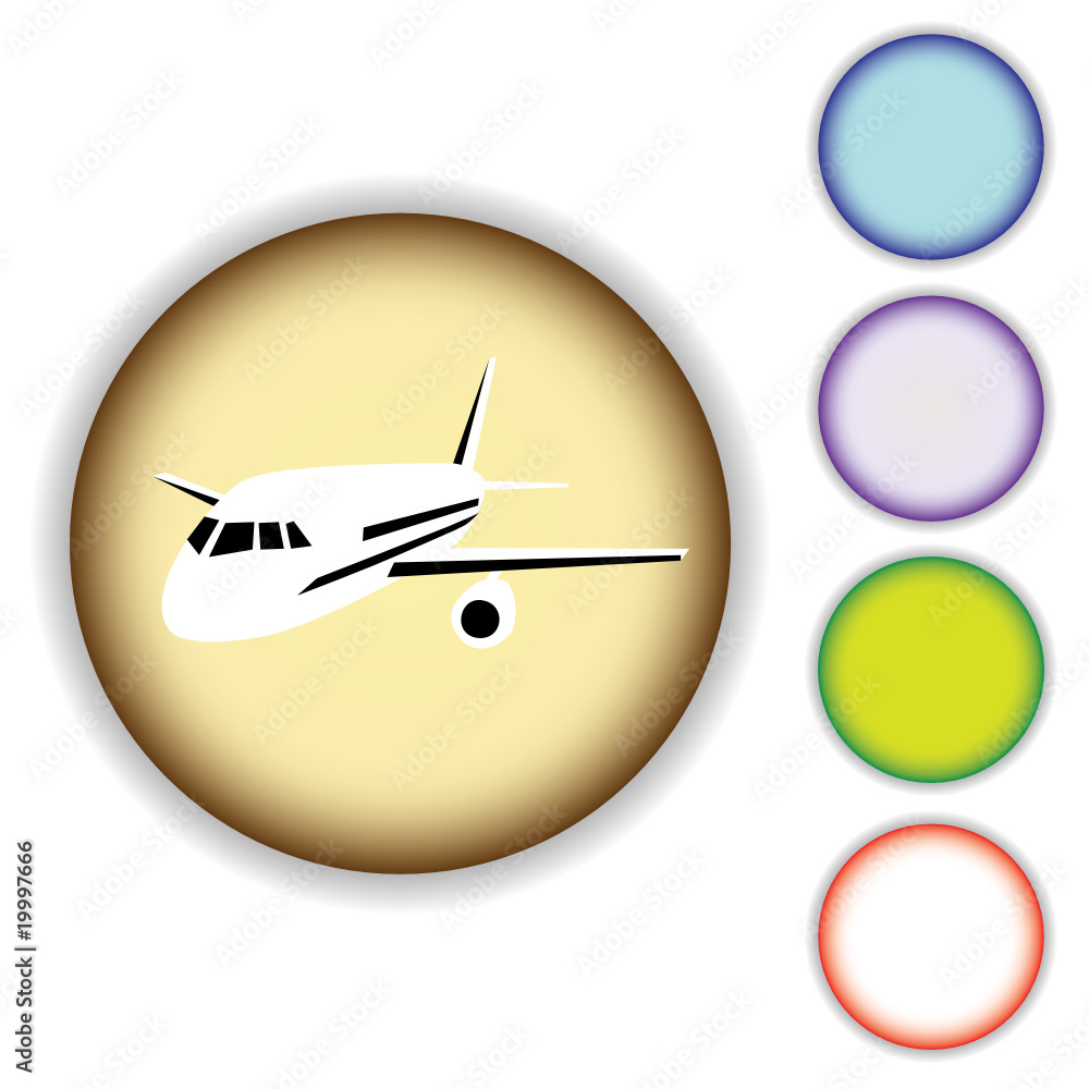 Set of the buttons. Trip. Vector. Set of the buttons. Trip. Vector.