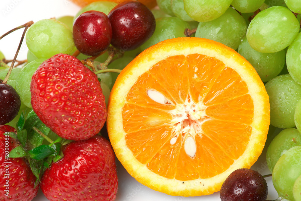 Still-life of fresh fruit Still-life of fresh fruit