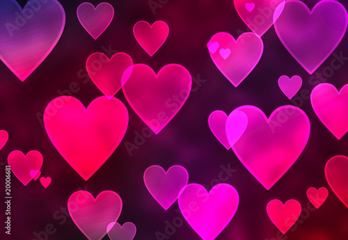 hearts background