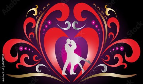 Pareja en Corazon
