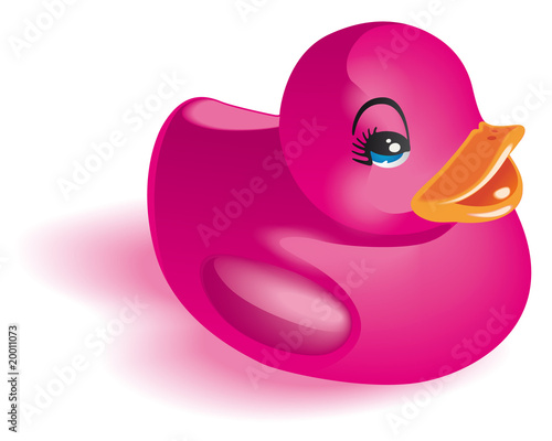 canard de bain en plastique