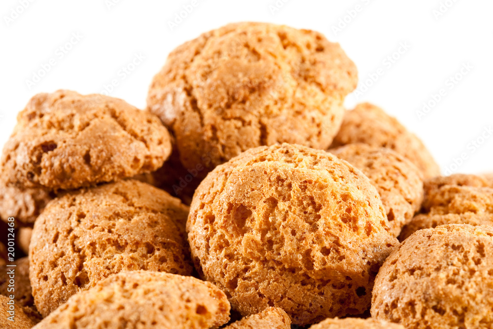 Amaretti - traditional italian cookies Amaretti - traditional italian cookies