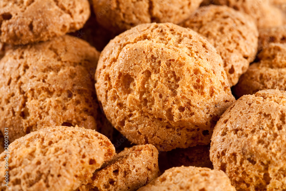 Amaretti - traditional italian cookies Amaretti - traditional italian cookies