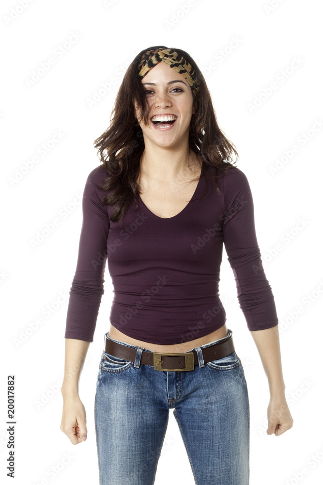 Fototapeta premium jeune femme heureuse
