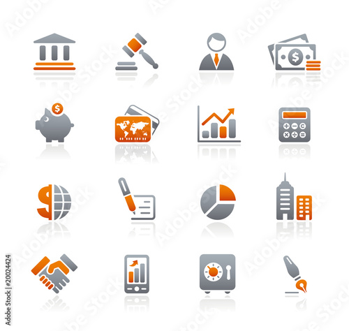 Graphite Icons // Business & Finance