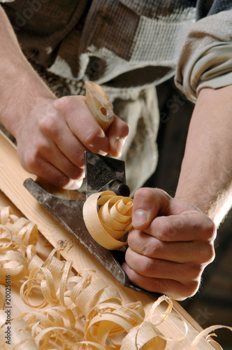 male workers' hands photo