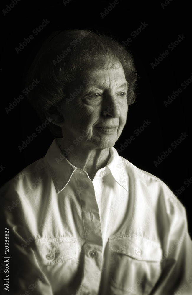 Senior woman portrait Senior woman portrait