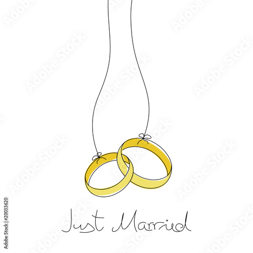 Ringe "Just Married"