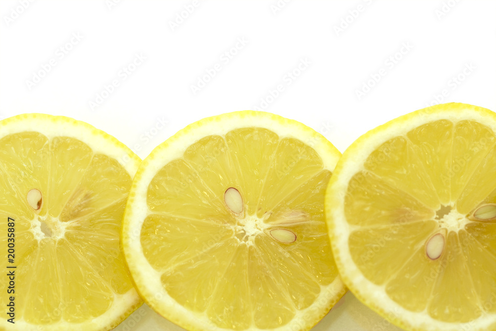 Slices of lemon