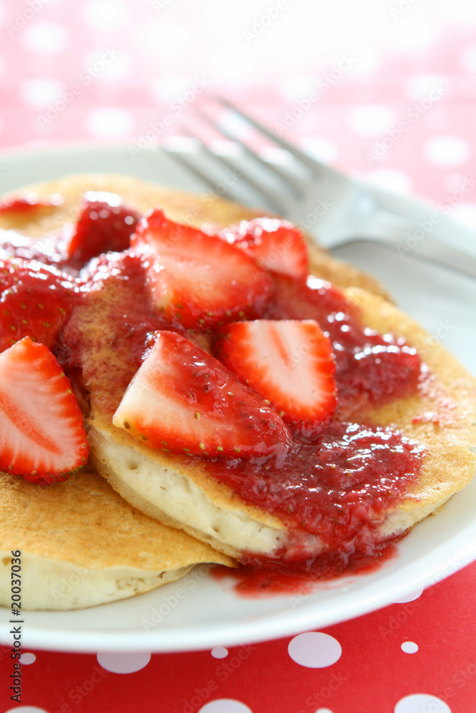 Strawberry Pancakes