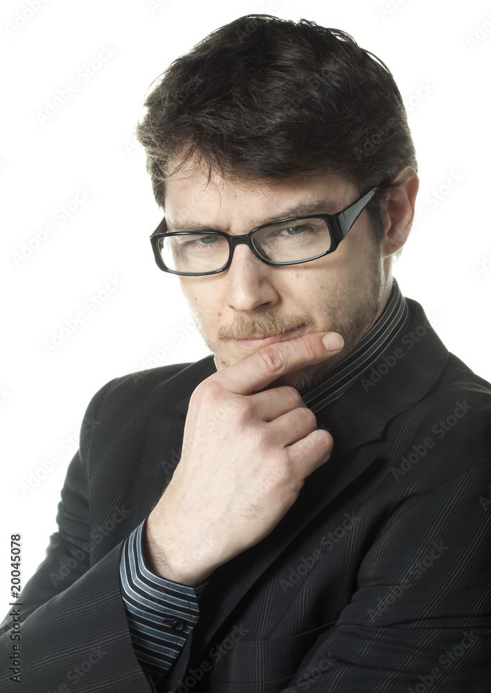 homme d'affaires analyse inspection homme d'affaires analyse inspection