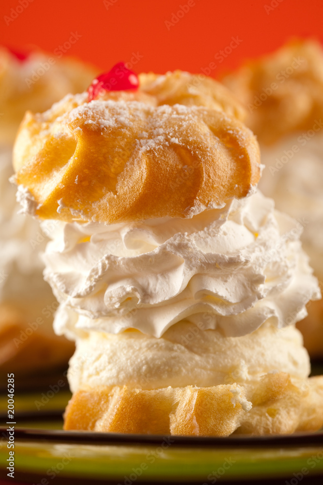 Whipped cream dessert