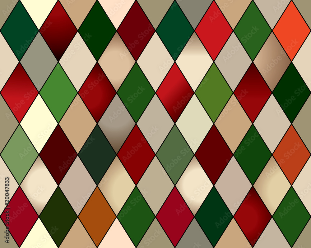 seamless rhomb harlequin