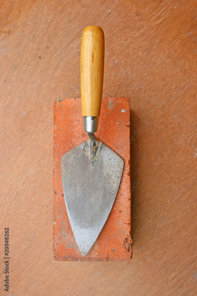 Trowel from above