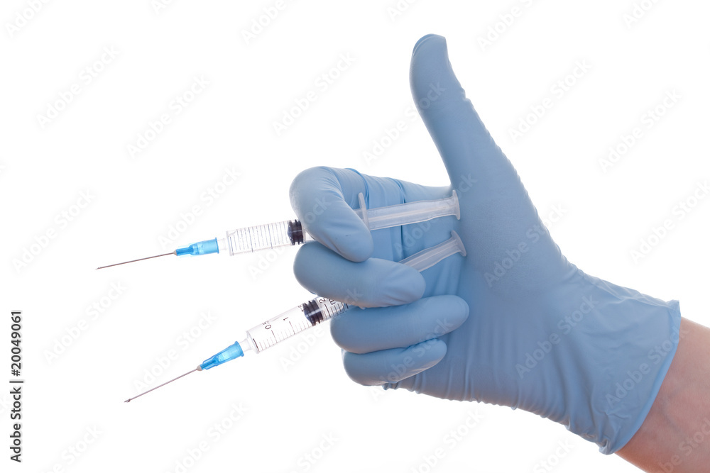 Thumb up! Vaccination concept Thumb up! Vaccination concept