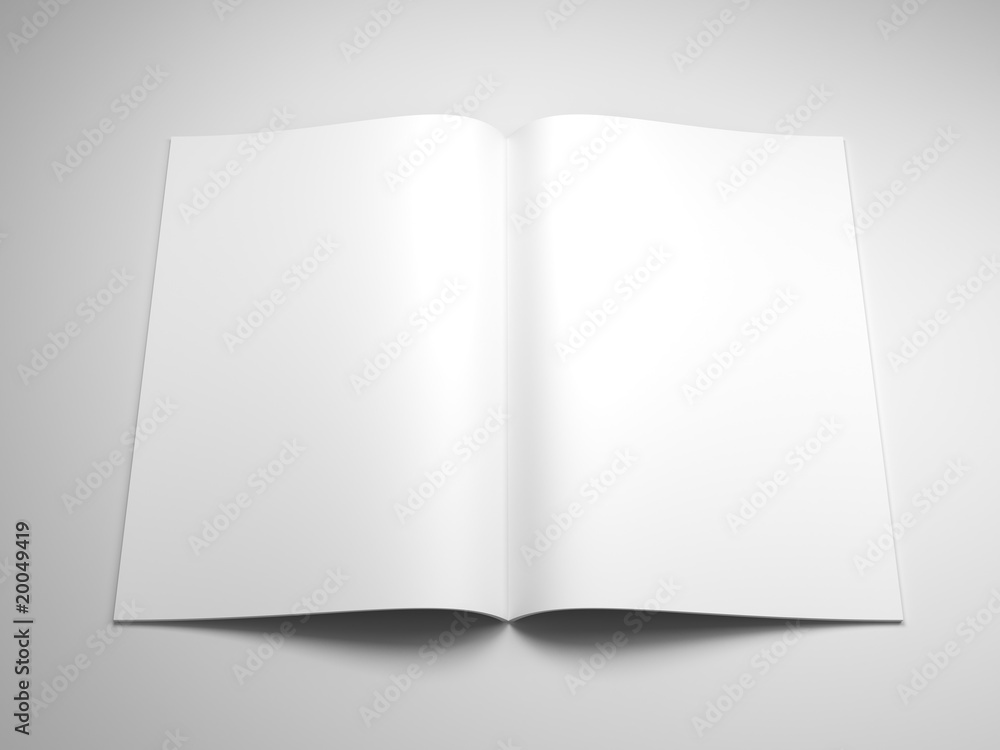 open book with blank pages open book with blank pages