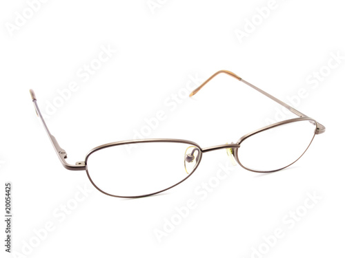 female glasses on white