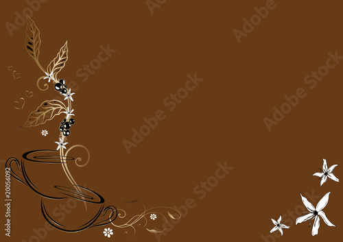 Kaffeepflanze, Kaffee, floral, background, coffee