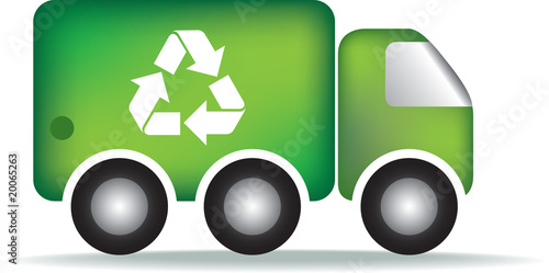 Recycle garbage truck