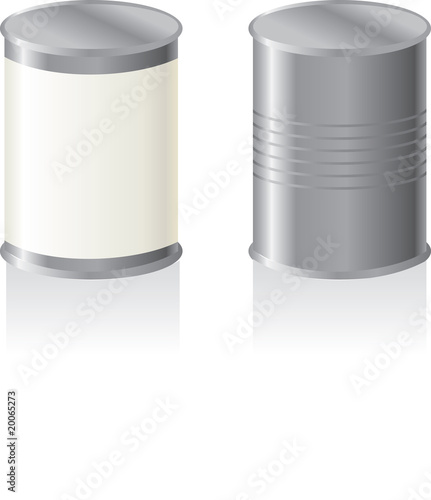 Tin metal can
