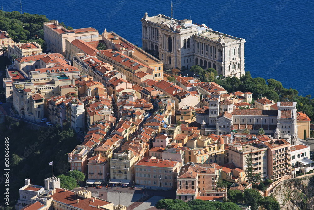 Naklejka premium Rocher de Monaco