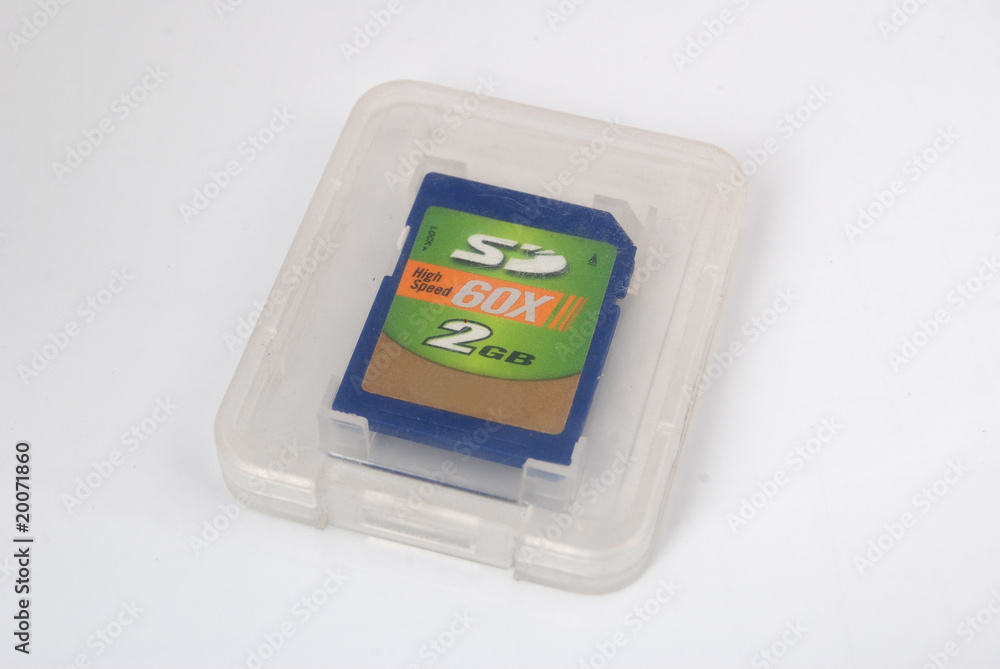 secure digital memory card