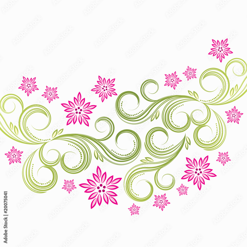 Spring floral background Spring floral background