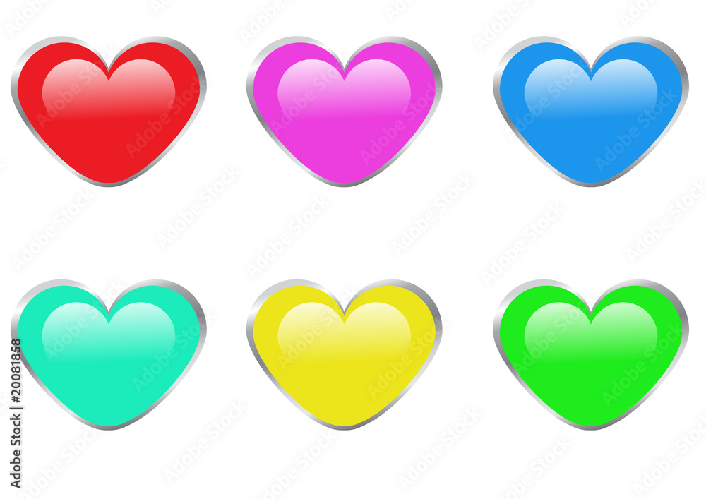 Vector illustration of silver love lockets Vector illustration of silver love lockets
