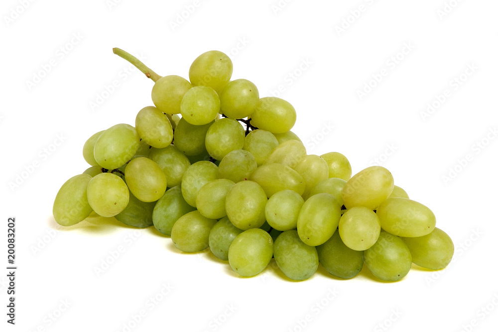 Fruits et vitamines - grappe de raisins vert Fruits et vitamines - grappe de raisins vert
