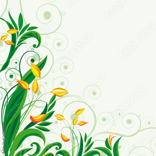 fairy floral background