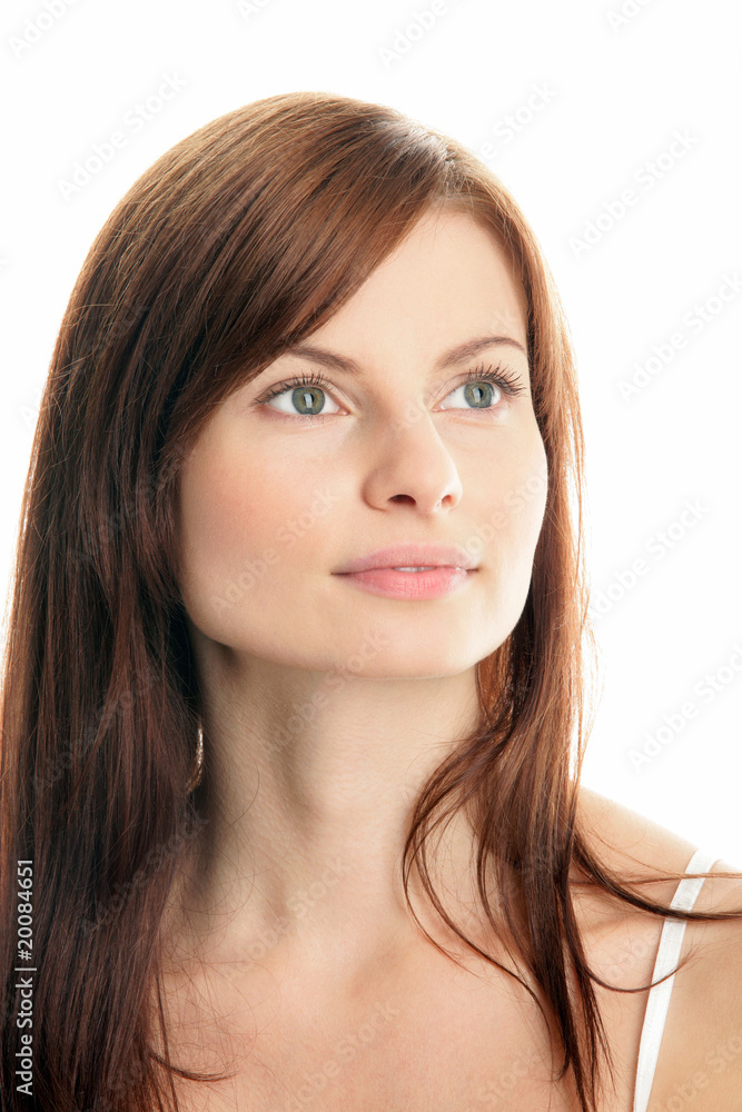 Fototapeta premium Young woman looking away