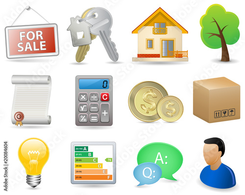 Real Estate Icon Set