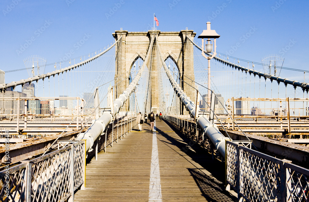 Fototapeta premium Brooklyn Bridge, Manhattan, New York City, USA