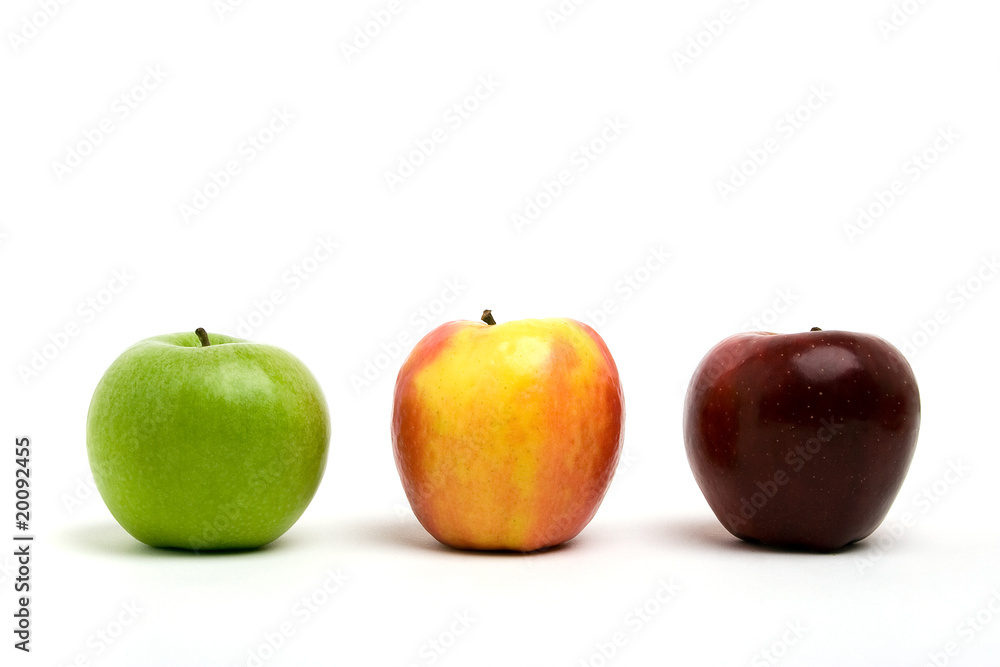 Fruits et vitamines - variétés de pommes