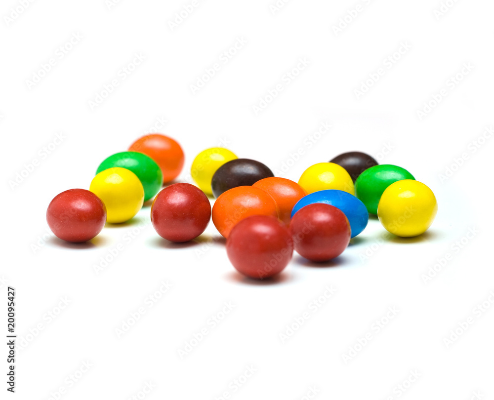 colorful gum balls isolated on white background colorful gum balls isolated on white background