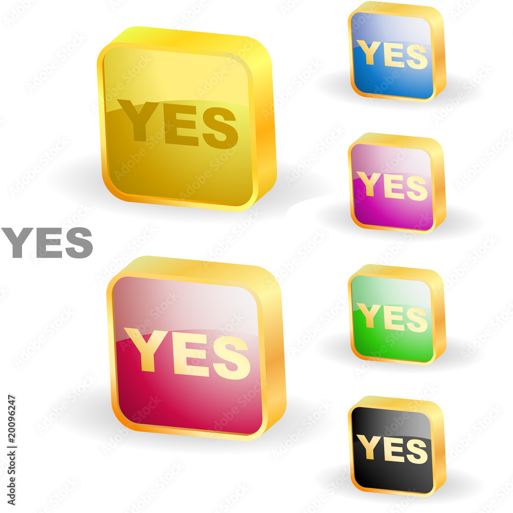 Approved vector buttons Approved vector buttons