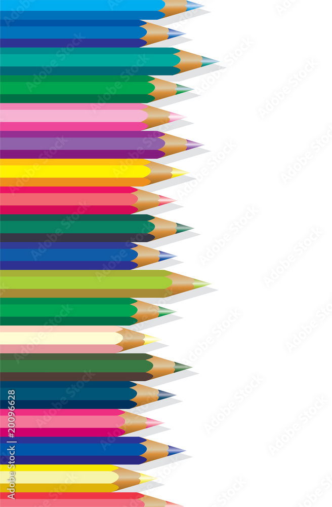 vector coloured pencils vector coloured pencils