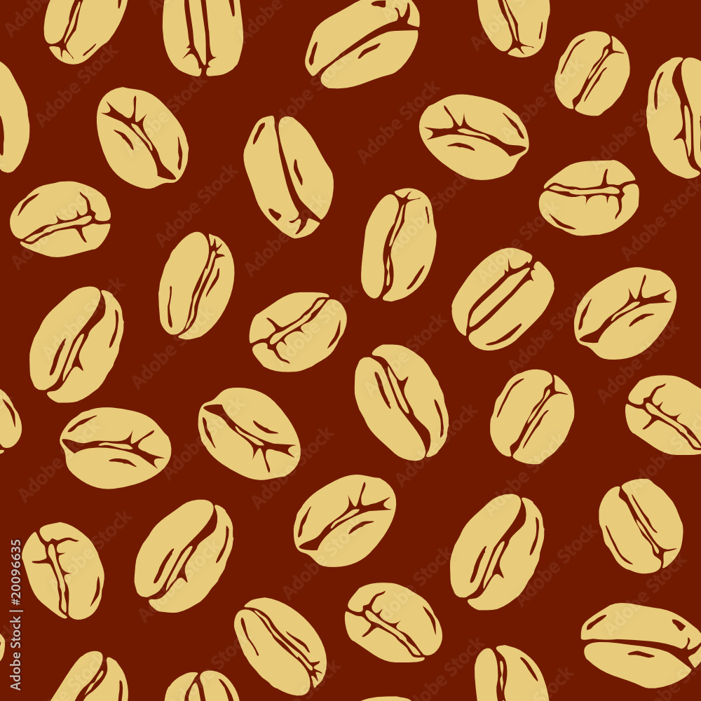 Vector. Seamless coffee background Vector. Seamless coffee background