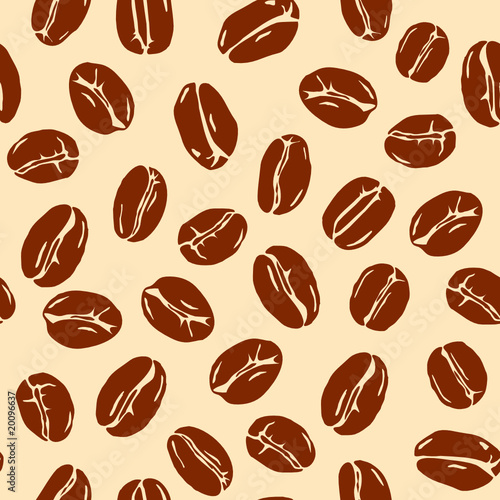 Vector. Seamless coffee background