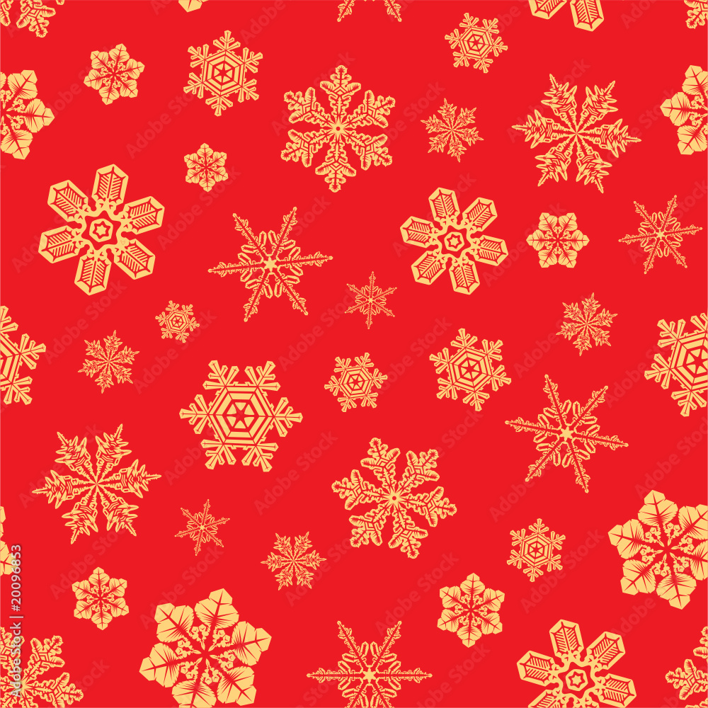 Vector. Seamless snwoflakes background. Vector. Seamless snwoflakes background.